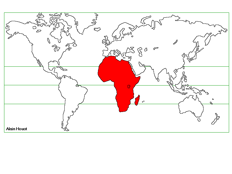 Carte Monde Afrique Amitié Burkina Caux